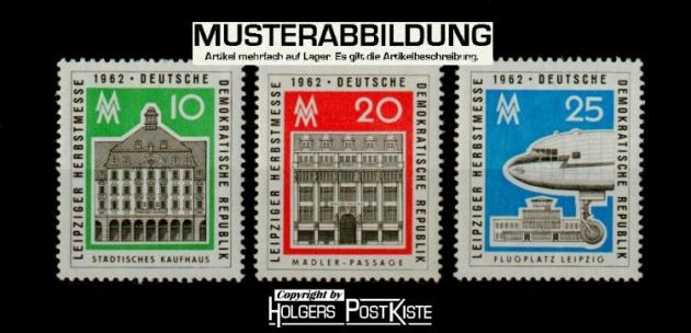 Satzausgabe DDR 913-915 Herbstmesse Leipzig