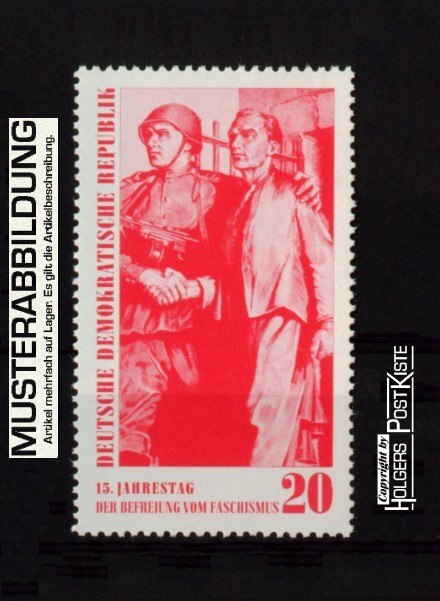 Einzelausgabe DDR 764 Jahrestag Befreiung vom Faschismus