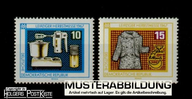 Satzausgabe DDR 1306+1307 Herbstmesse Leipzig Satzausgabe DDR 1306+1307 Herbstmesse Leipzig