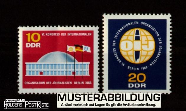 Satzausgabe DDR 1212+1213 Internationale Journalisten-Föderation (OIJ OstBlock) Satzausgabe DDR 1212+1213 Internationale Journalisten-Föderation (OIJ OstBlock)