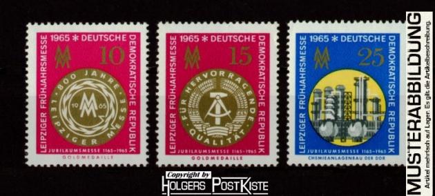 Satzausgabe DDR 1090-1092 Frühjahrsmesse Leipzig Satzausgabe DDR 1090-1092 Frühjahrsmesse Leipzig
