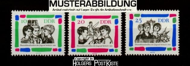 Satzausgabe DDR 1022-1024 Pfingsttreffen der Jugend (Deutschlandtreffen)