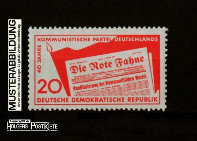 Einzelausgabe DDR 672 KPD-Parteiorganisation Zeitung Die Rote Fahne